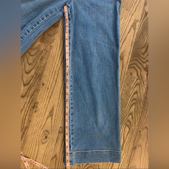 Fitted wide leg jeans pale blue - Picture 5 of 12